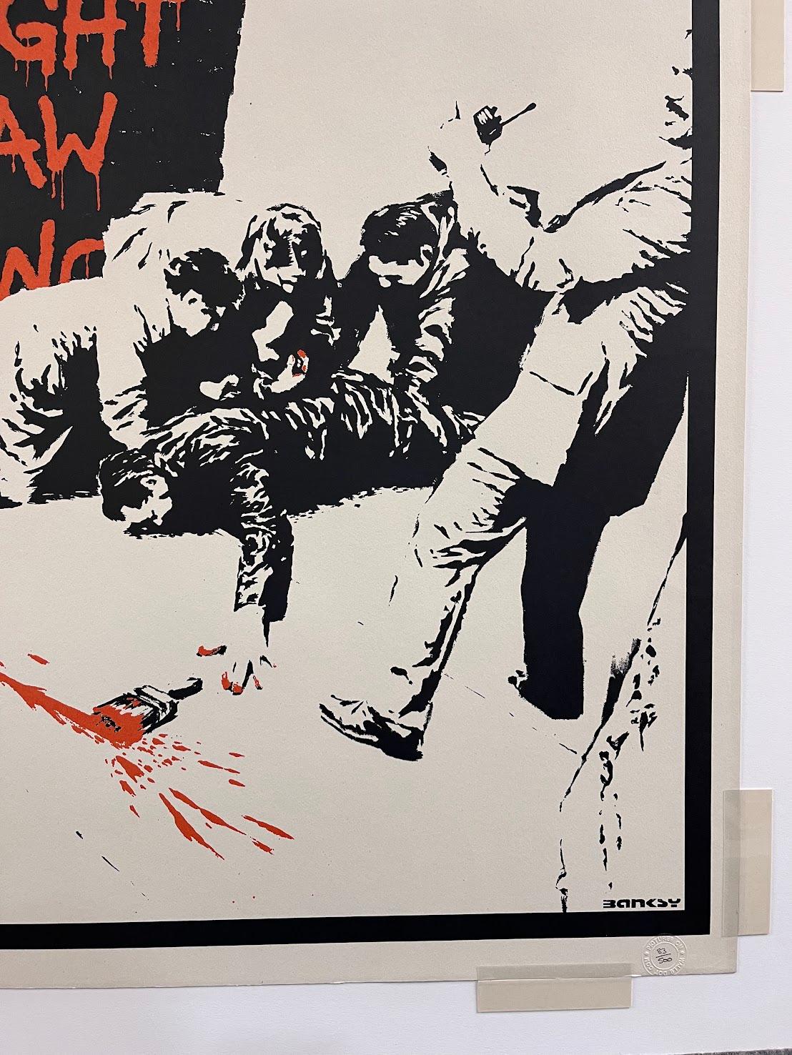 Banksy 'I Fought the Law' Screenprint 2004 For Sale 1