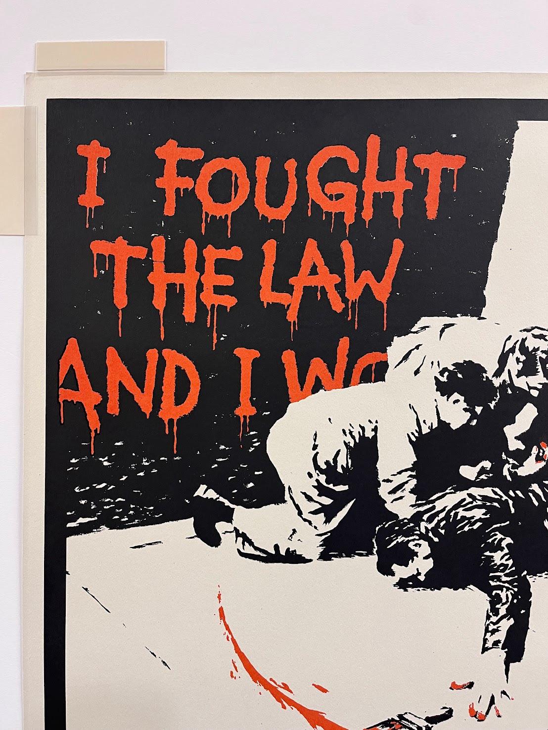 Banksy 'I Fought the Law' Screenprint 2004 For Sale 3