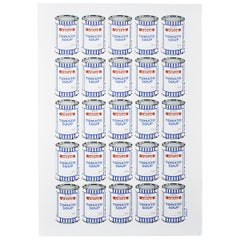 Banksy „Soup Cans“, Lithografie (mit originaler POW-Röhre) 2006