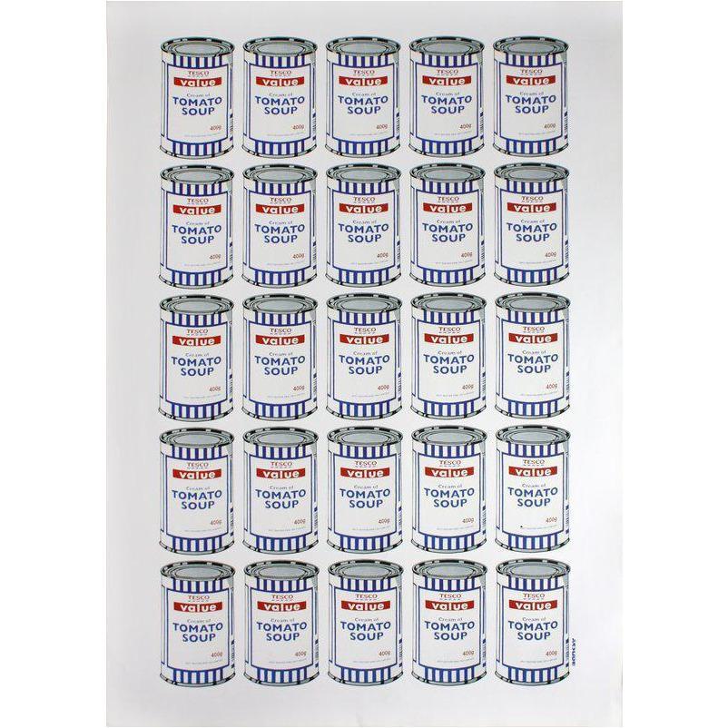 Banksy, Soup Cans, Offset Lithograph Poster on Paper, 2010

Offset lithograph poster on paper.
From an open edition (edition size unknown).
Excellent. This piece has never been framed or displayed.
33.46 x 23.62 in (85.0 x 60.0 cm)

This work comes
