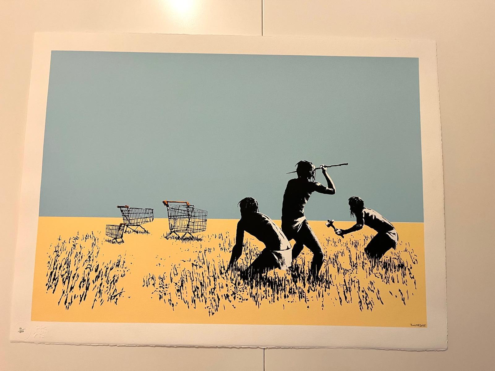 Banksy Trolleys Colour

Screen Print 

2007

56cm x 76cm

Edition 81 or 750

Signed