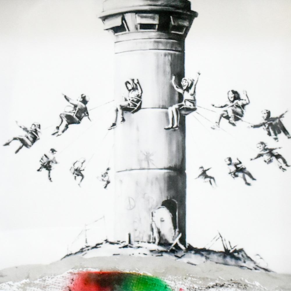 Caja del Hotel Amurallado - Art Arte callejero de Banksy
