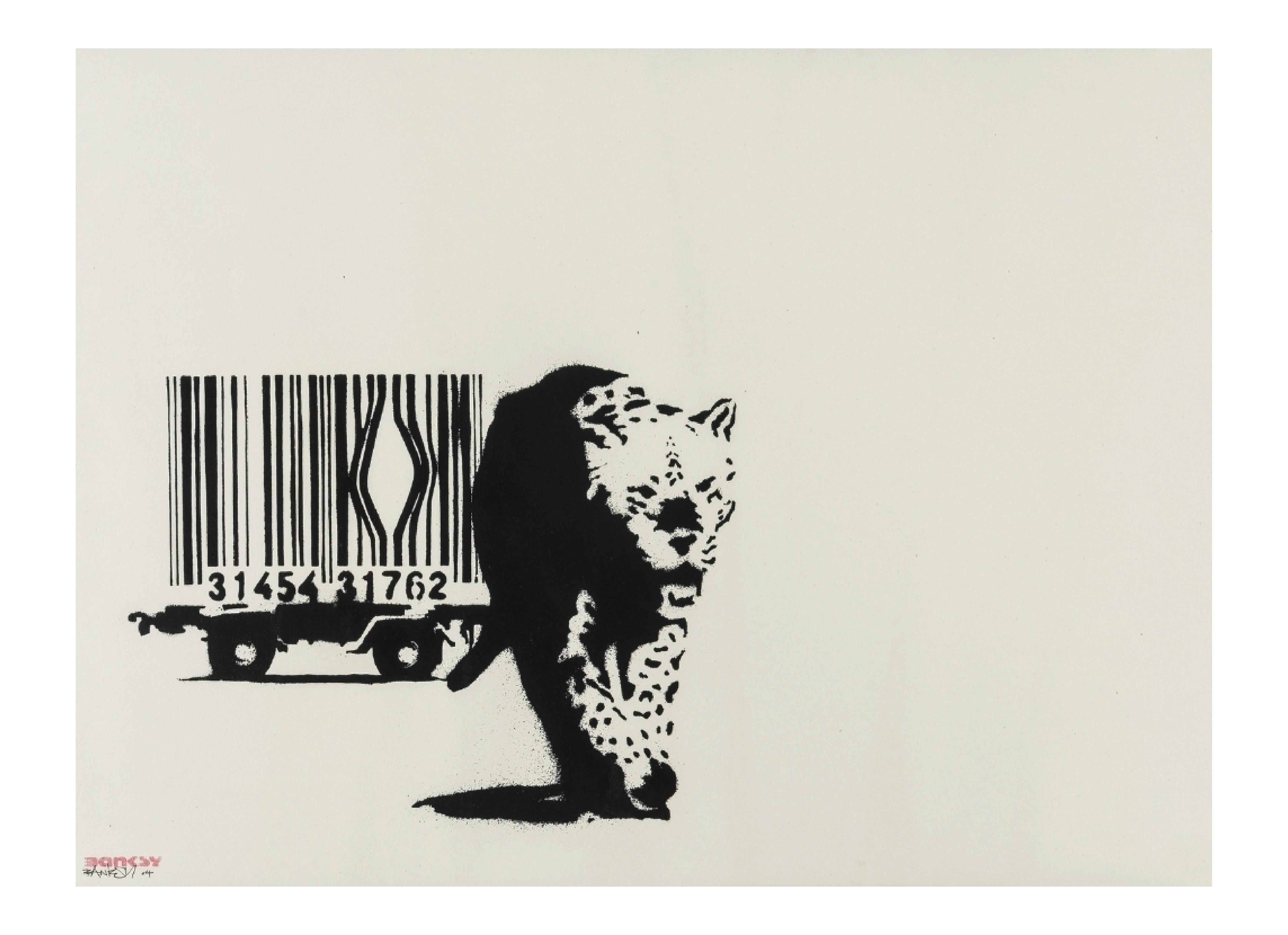 Barcode (Signed) - Print by Banksy