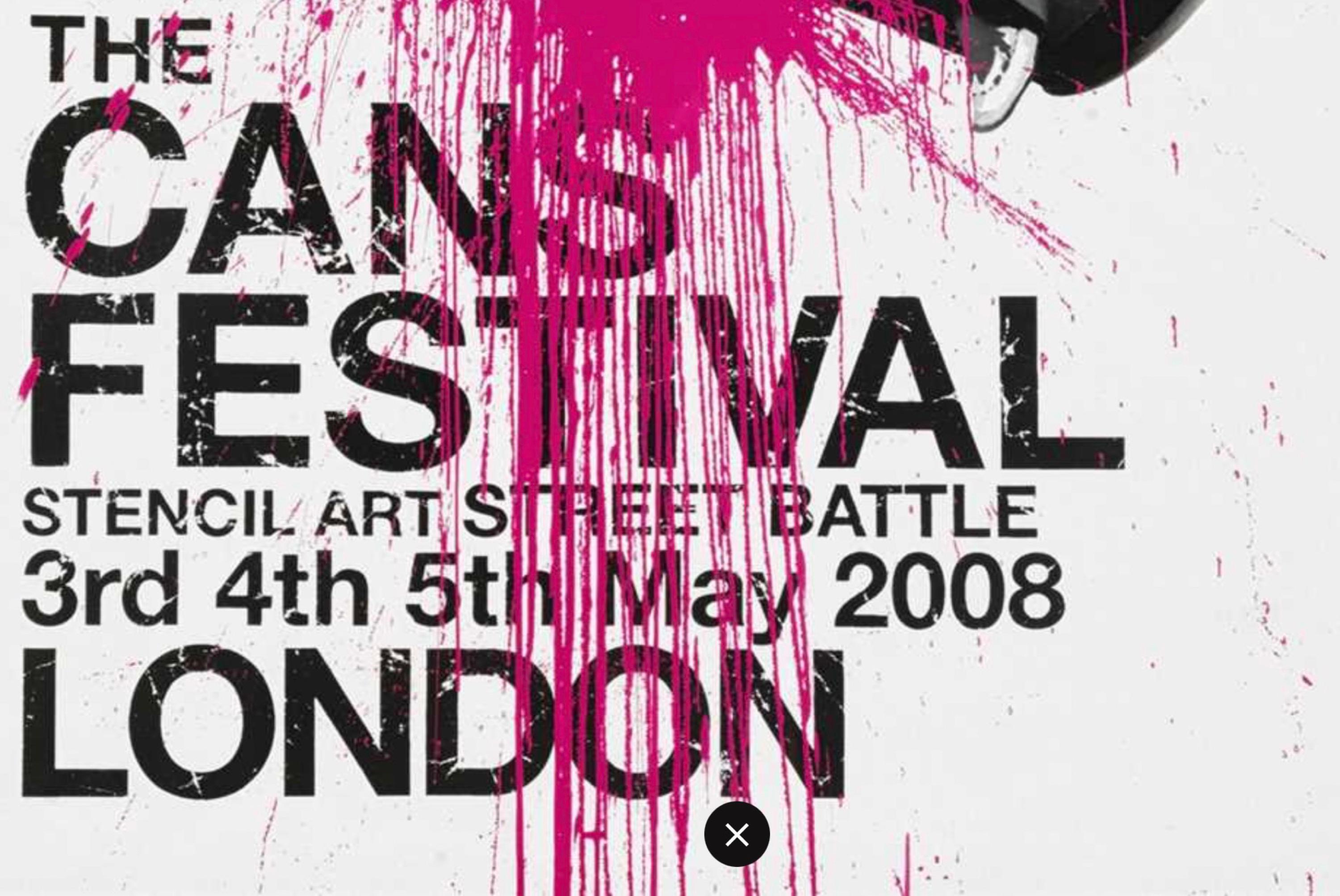 CANS-Festival-Plakat (Zeitgenössisch), Print, von Banksy