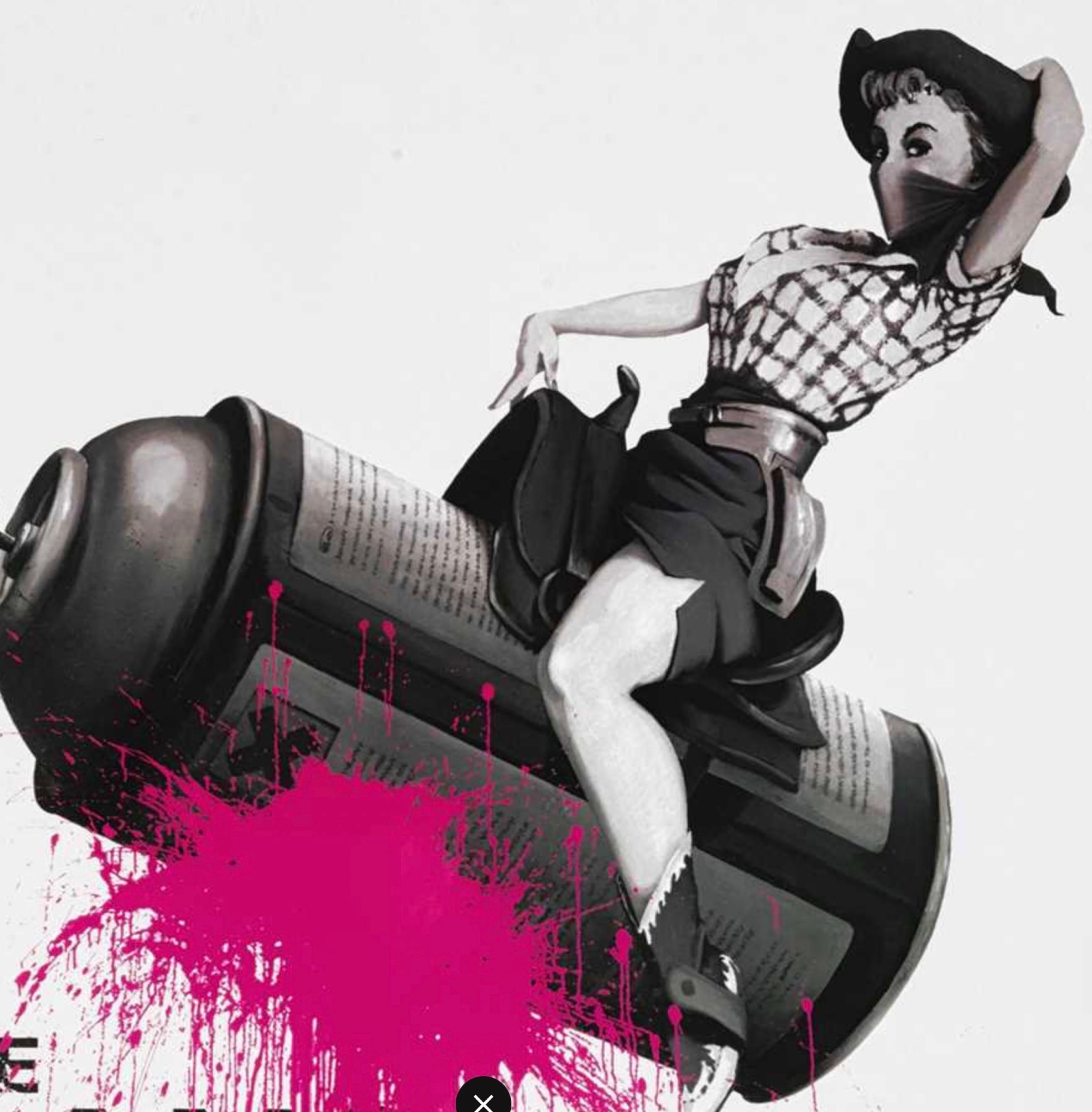 CANS-Festival-Plakat (Grau), Interior Print, von Banksy