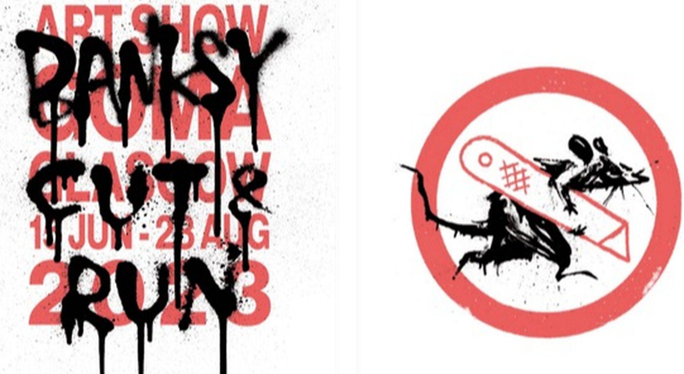 Cut And Run (Set of 2 Posters) By Banksy For Sale 1