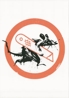 Cut & Run Exhibition Poster, Banksy Offset Print, 2023, Unframed