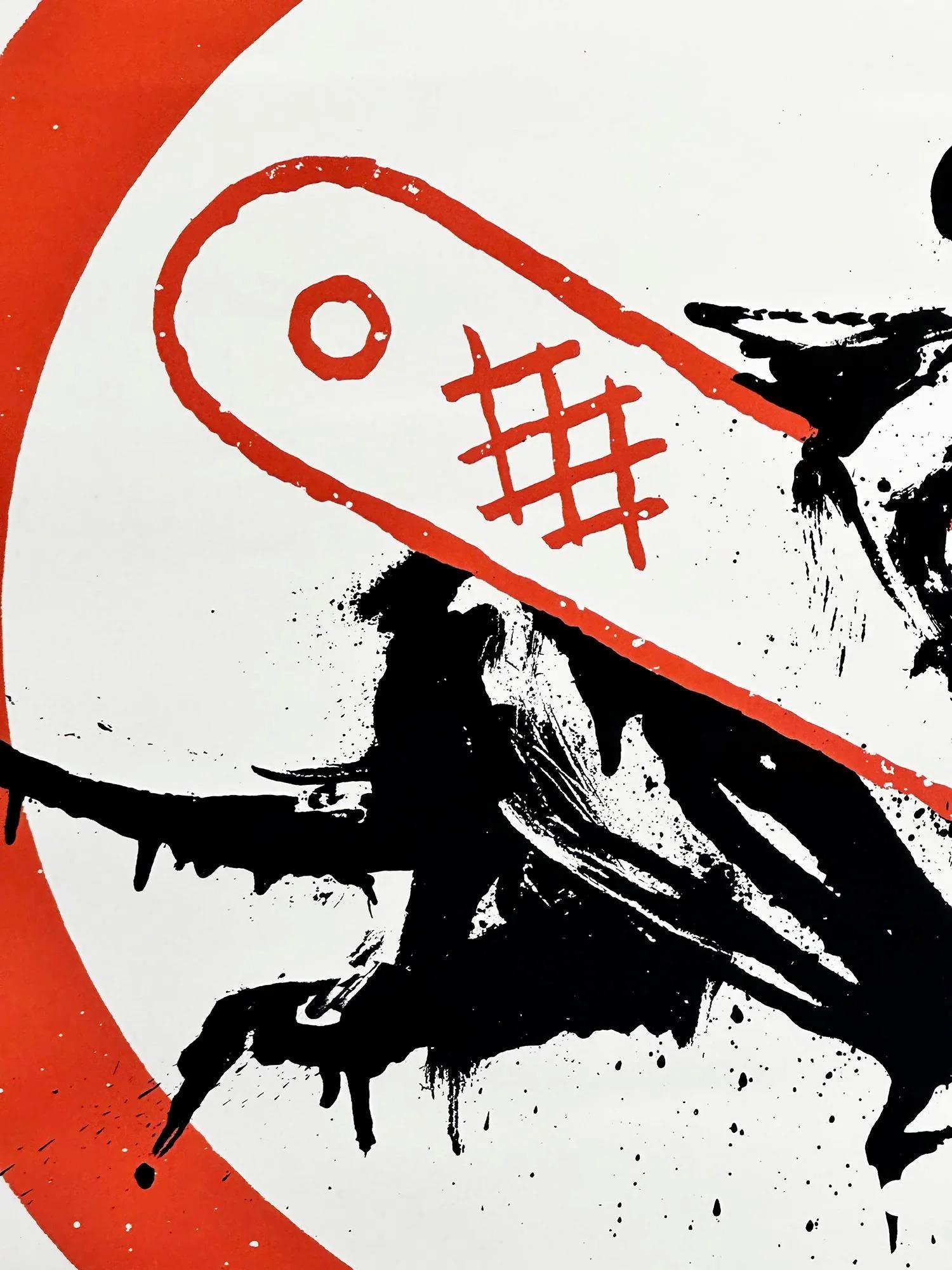 Cut & Run Rat Stencil Poster by Banksy (en anglais) en vente 3