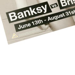 David Poster Banksy vs Bristol Museum (with Original POW Tube)