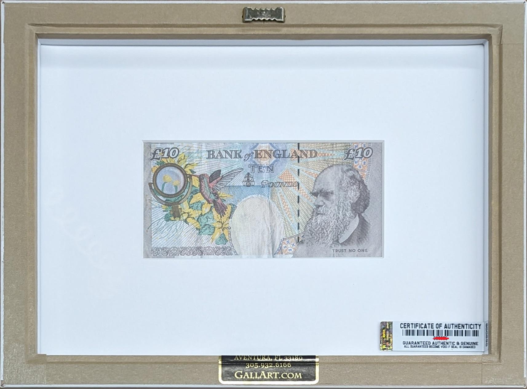 ZEHNER MIT ZWEI GESICHTERN (10-GBP-NOTE) – Print von Banksy
