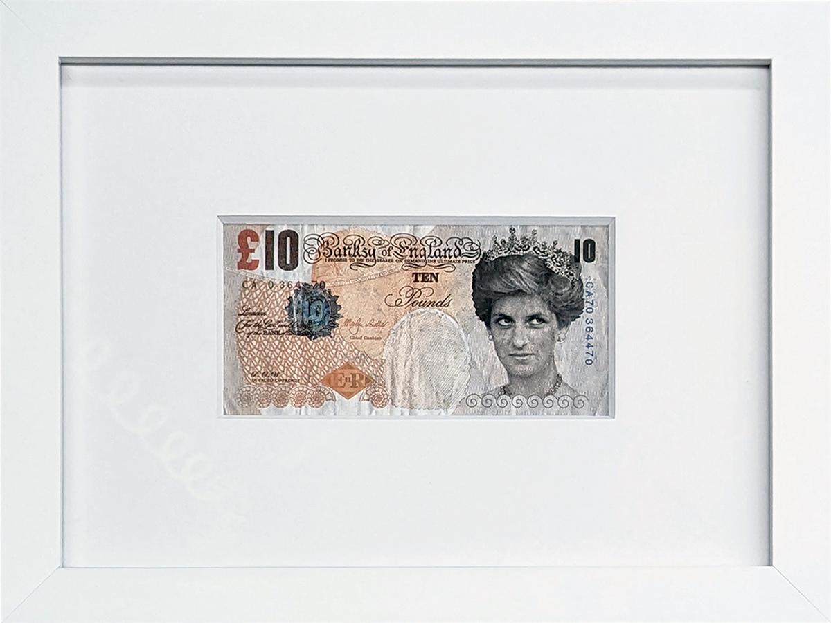 Banksy Figurative Print - DI-FACED TENNER (10 GBP NOTE)