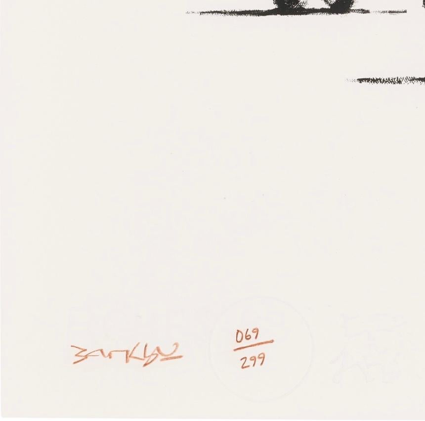 Donuts Chocolate - Print Gris de Banksy