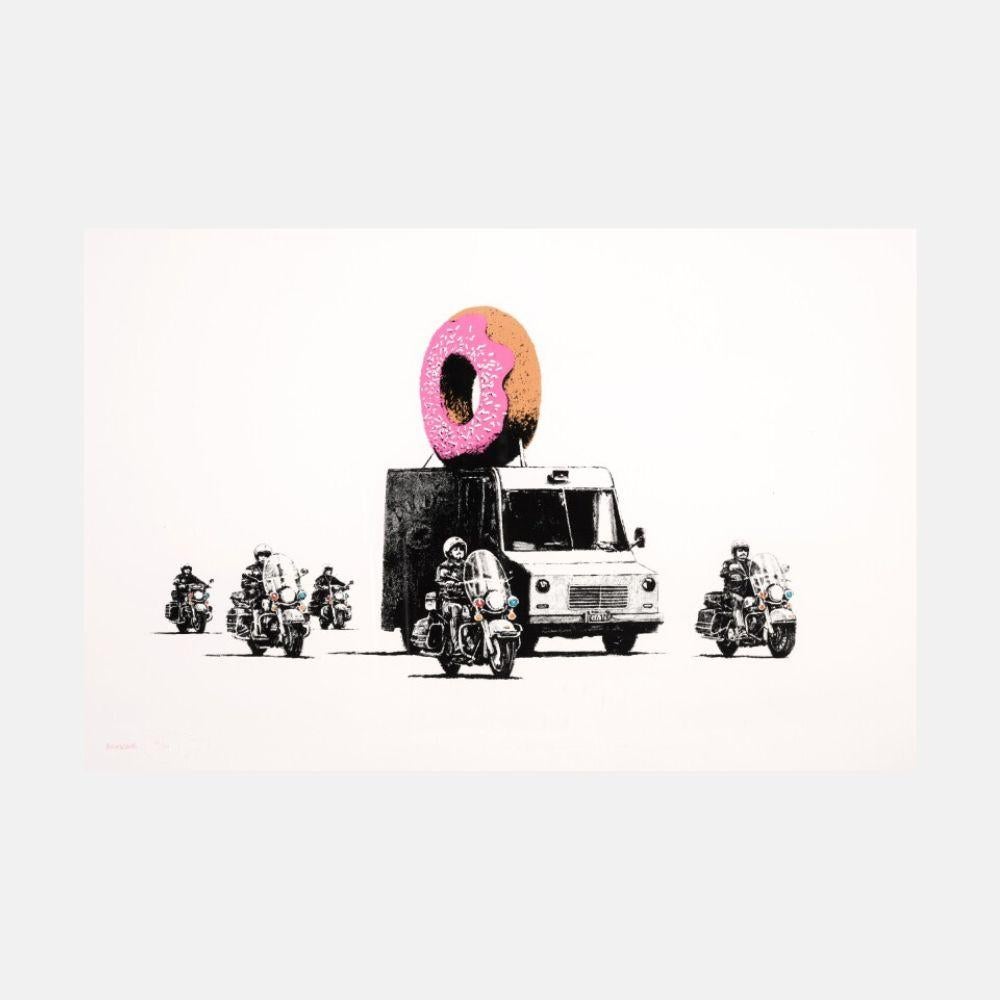 Donuts (Strawberry) - Print by Banksy