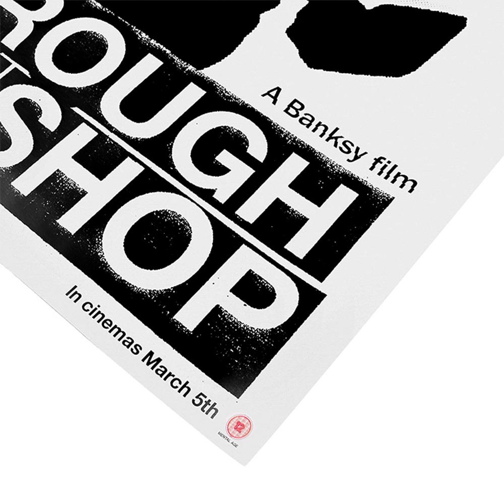 Exit Through The Gift Shop (Póster de cine Quad del Reino Unido) - Print Contemporáneo de Banksy