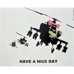 Have A Nice Day (Happy Choppers) - Sleazenation Poster by Banksy