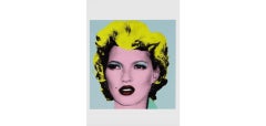 Kate Moss (Crude Oils), Print on Card, 2005 by Banksy