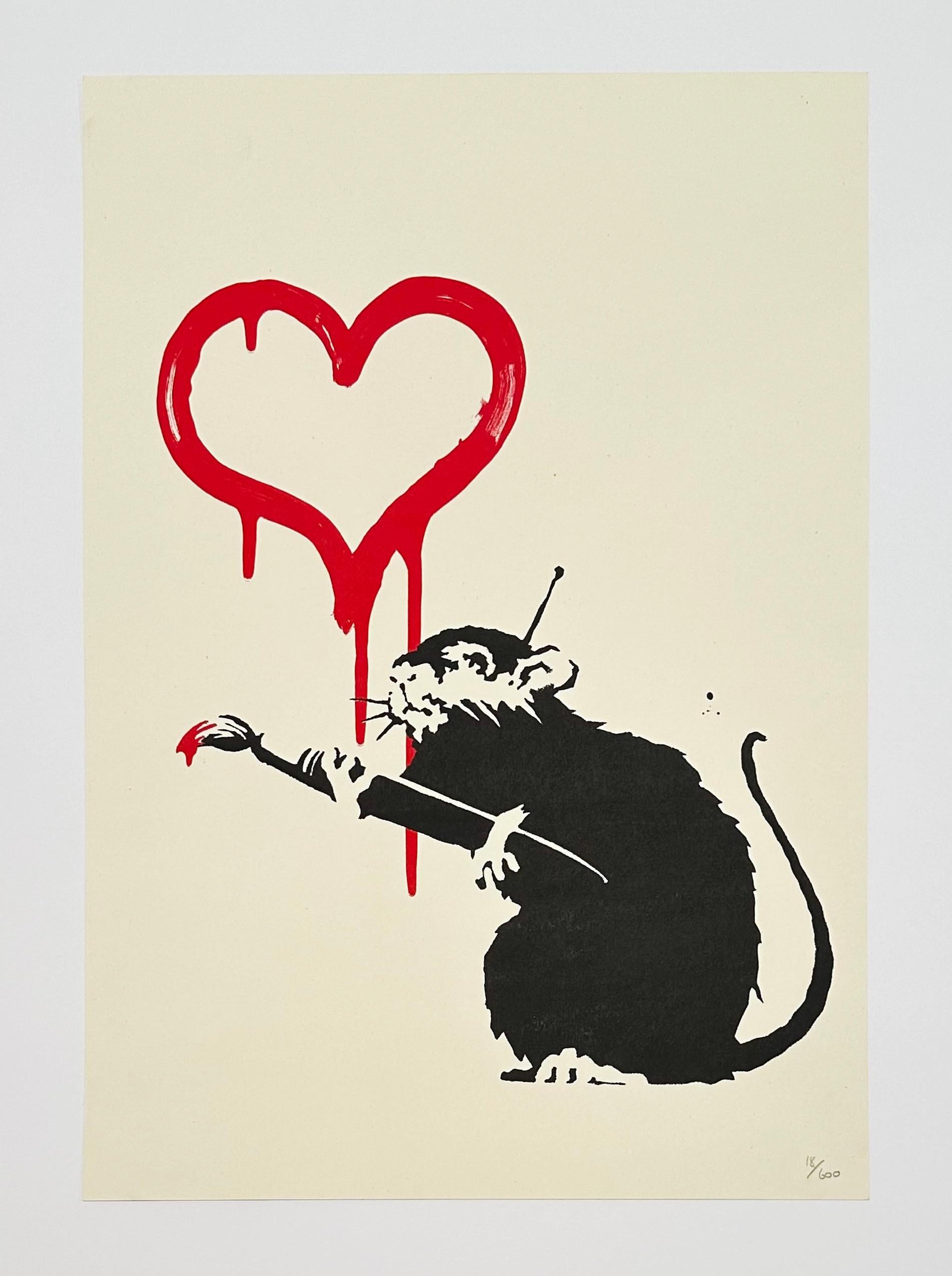 Love Rat – Print von Banksy