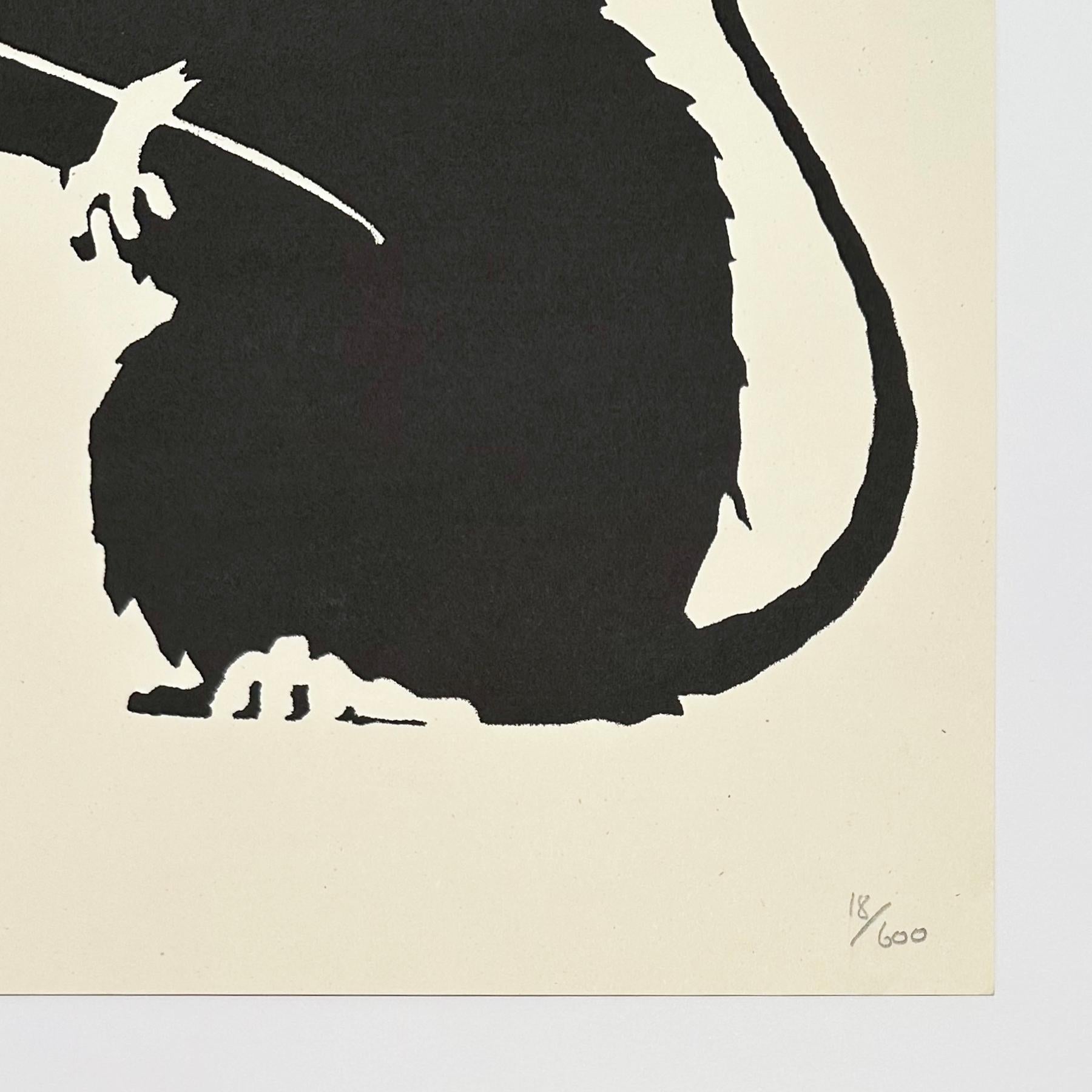 Love Rat (Streetart), Print, von Banksy