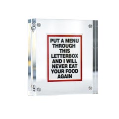 Adesivo per menu (con cornice)