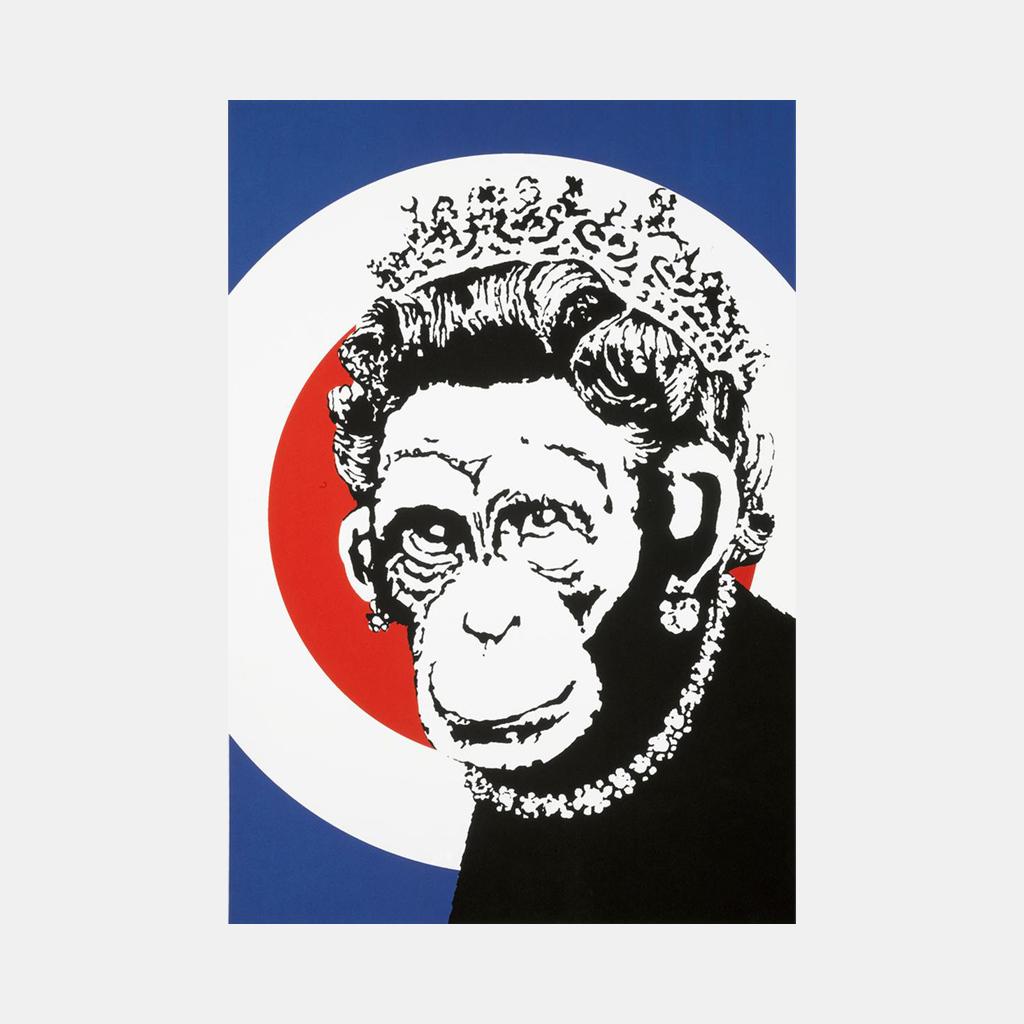 Monkey Queen - Print by Banksy