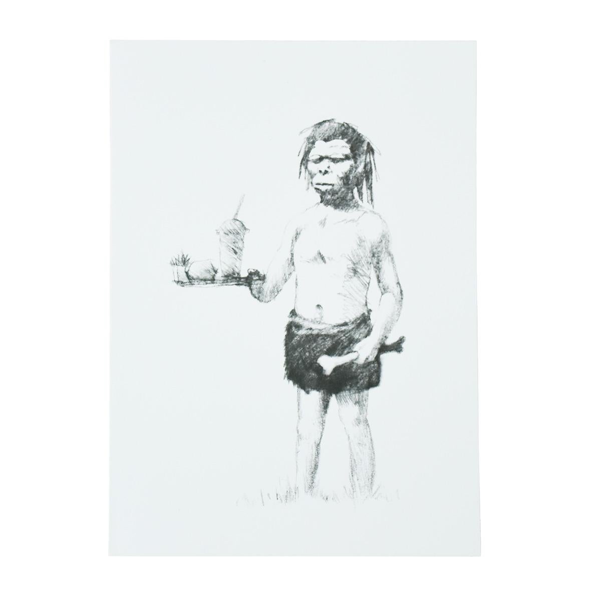 Mehr Sitzplätze im Obergeschoss (gerahmt) (Zeitgenössisch), Print, von Banksy