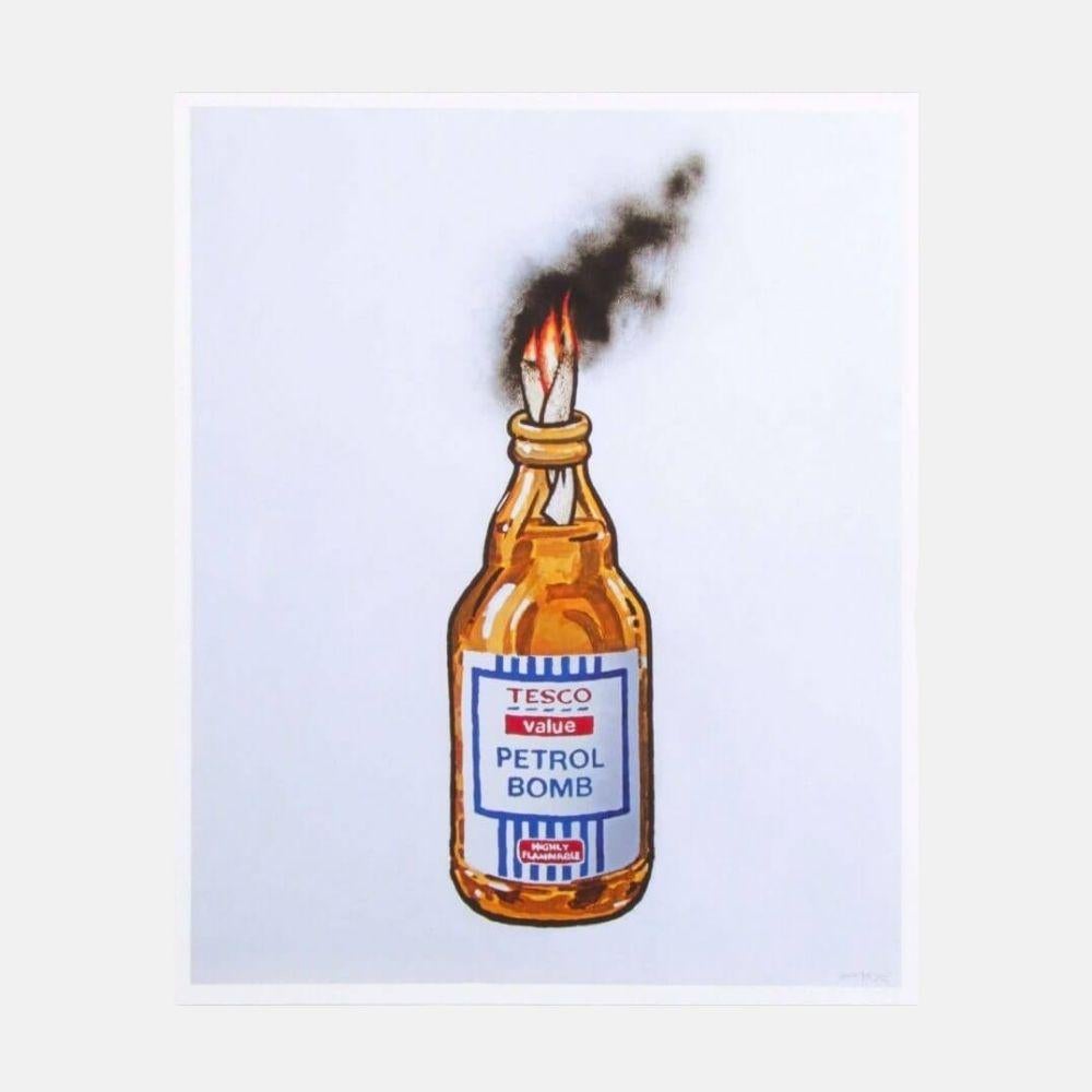 Petrol Bomb - Print by Banksy