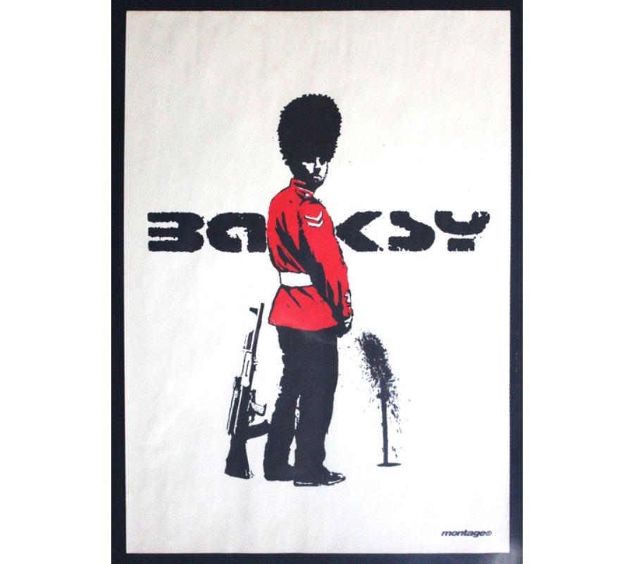 Banksy Louis Vuitton Kid Light Blue Canvas Print or Poster