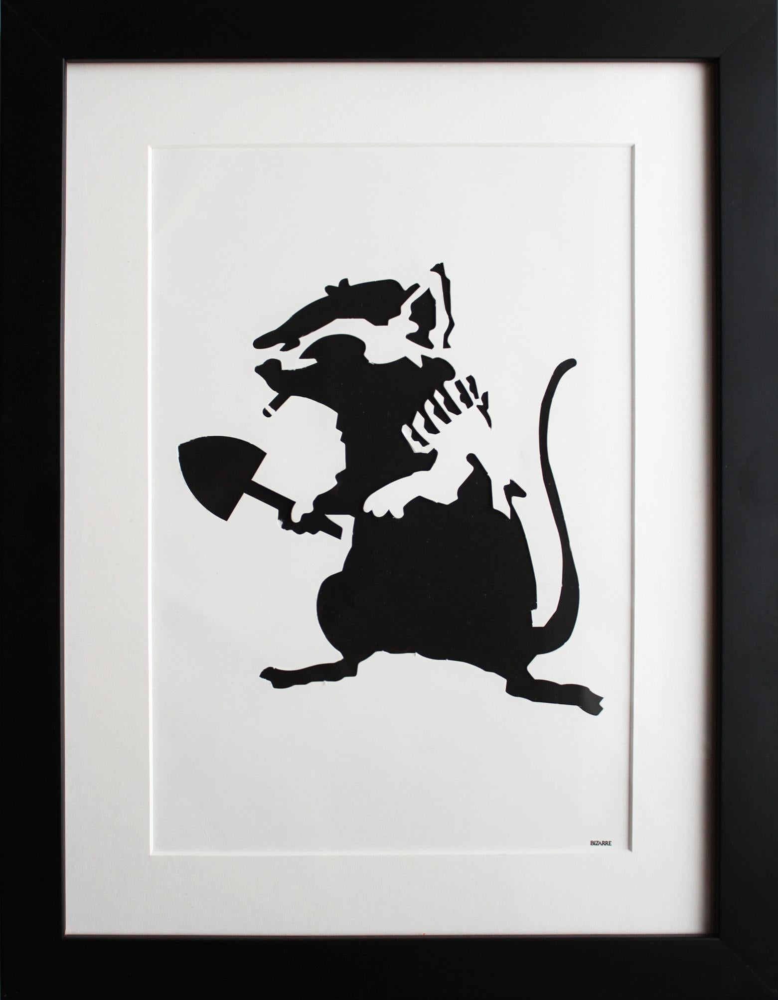 Banksy Animal Print – Rattenschablone