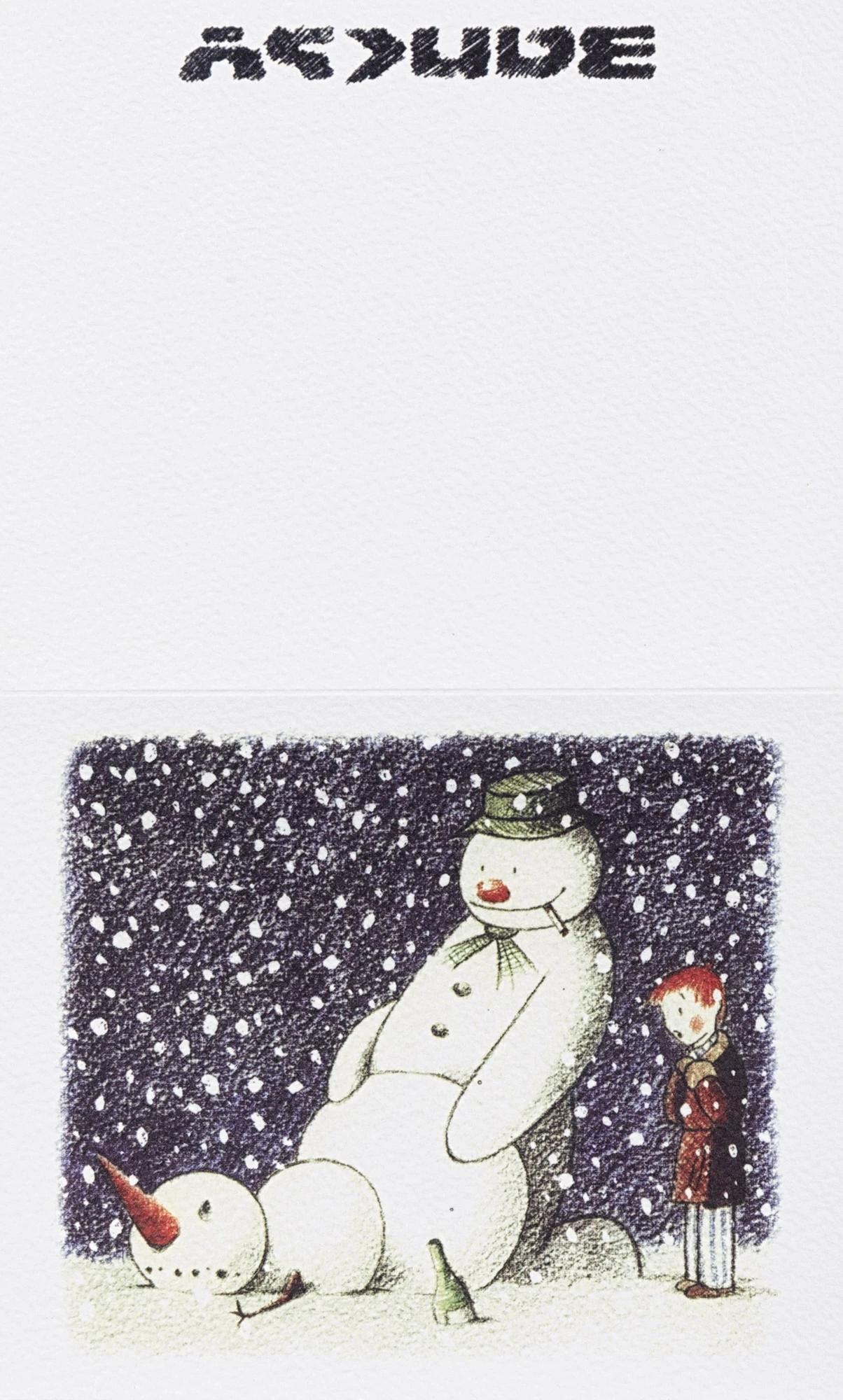 Rude Snowman de Banksy en vente 1