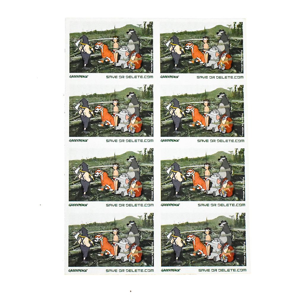 Save or Delete Greenpeace-Poster (mit Sticker-Blatt) im Angebot 3