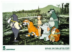 Save or Delete Greenpeace Poster (with Sticker Sheet)