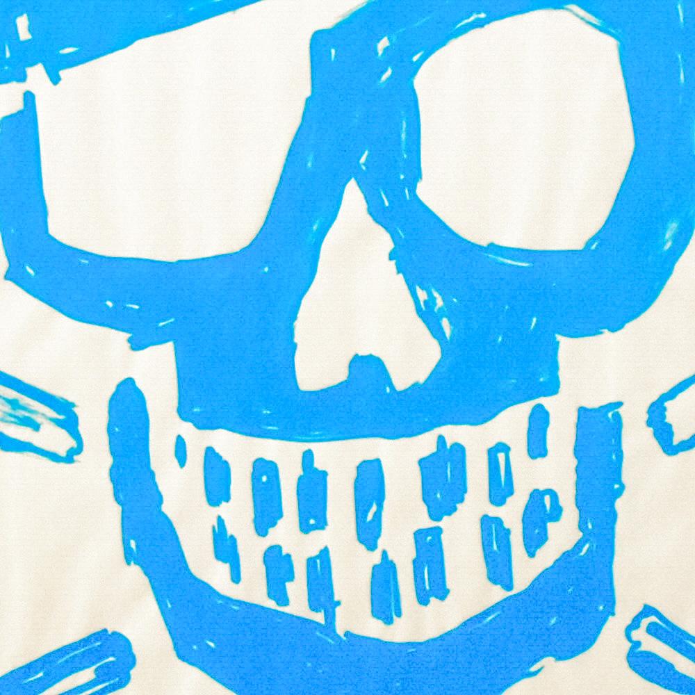 Stampa teschio (blu) in vendita 1