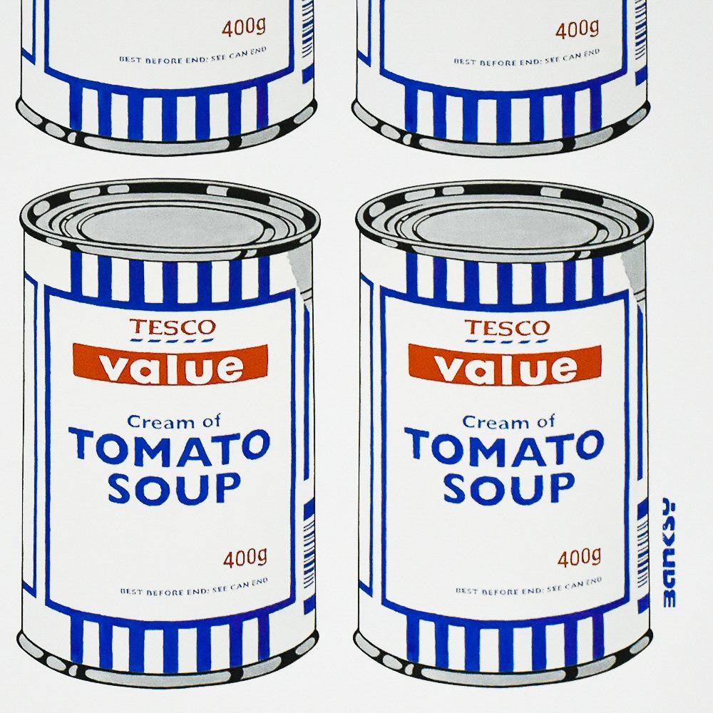 Soup Cans (with Original POW Tube) - Contemporary Print by Banksy