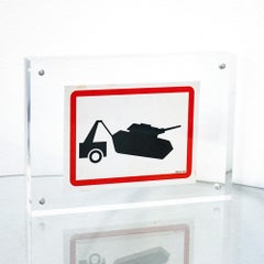 Tank Towing BNK/5Y 025 Sticker (Framed)