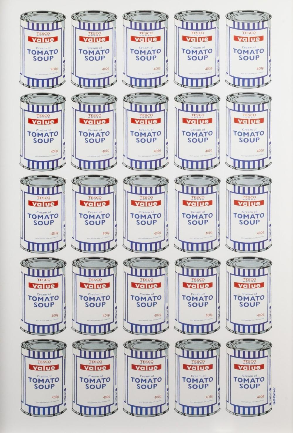 Banksy Print - TESCO VALUE TOMATO SOUP CANS