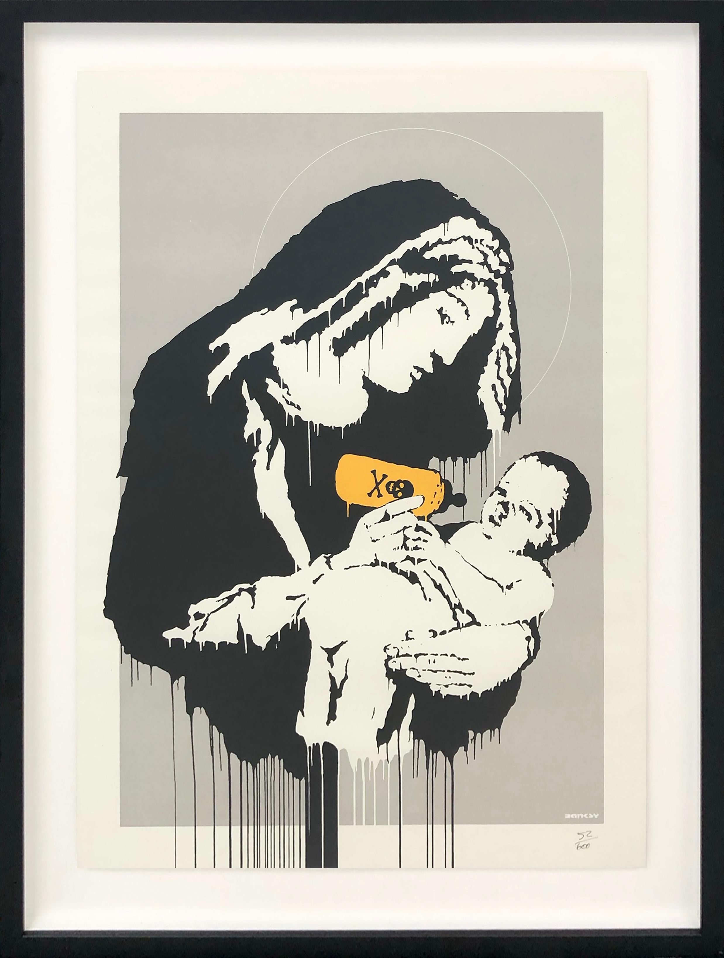 Portrait Print Banksy - MARIE TOXIQUE