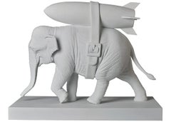 Banksy Elephant With Bomb Figure