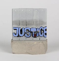 Banksy - Sezione del muro (Giustizia)