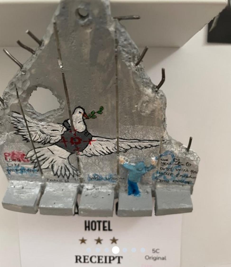 BANKSY- Wall Souvenir - From the Walled Off Hotel - Contemporary Sculpture by Banksy