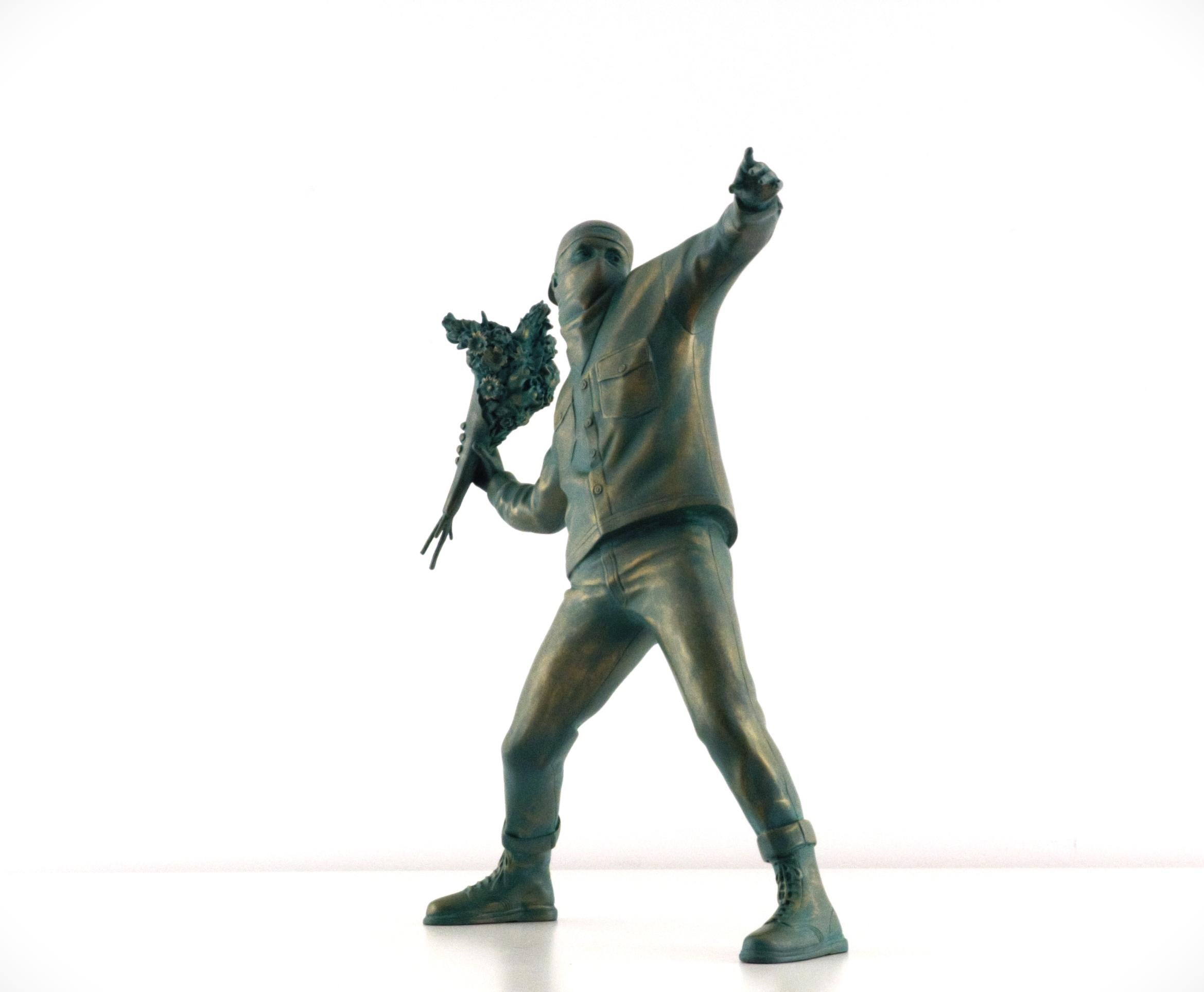 Flower Bomber Bronze (Banksy x Brandalised) For Sale 1