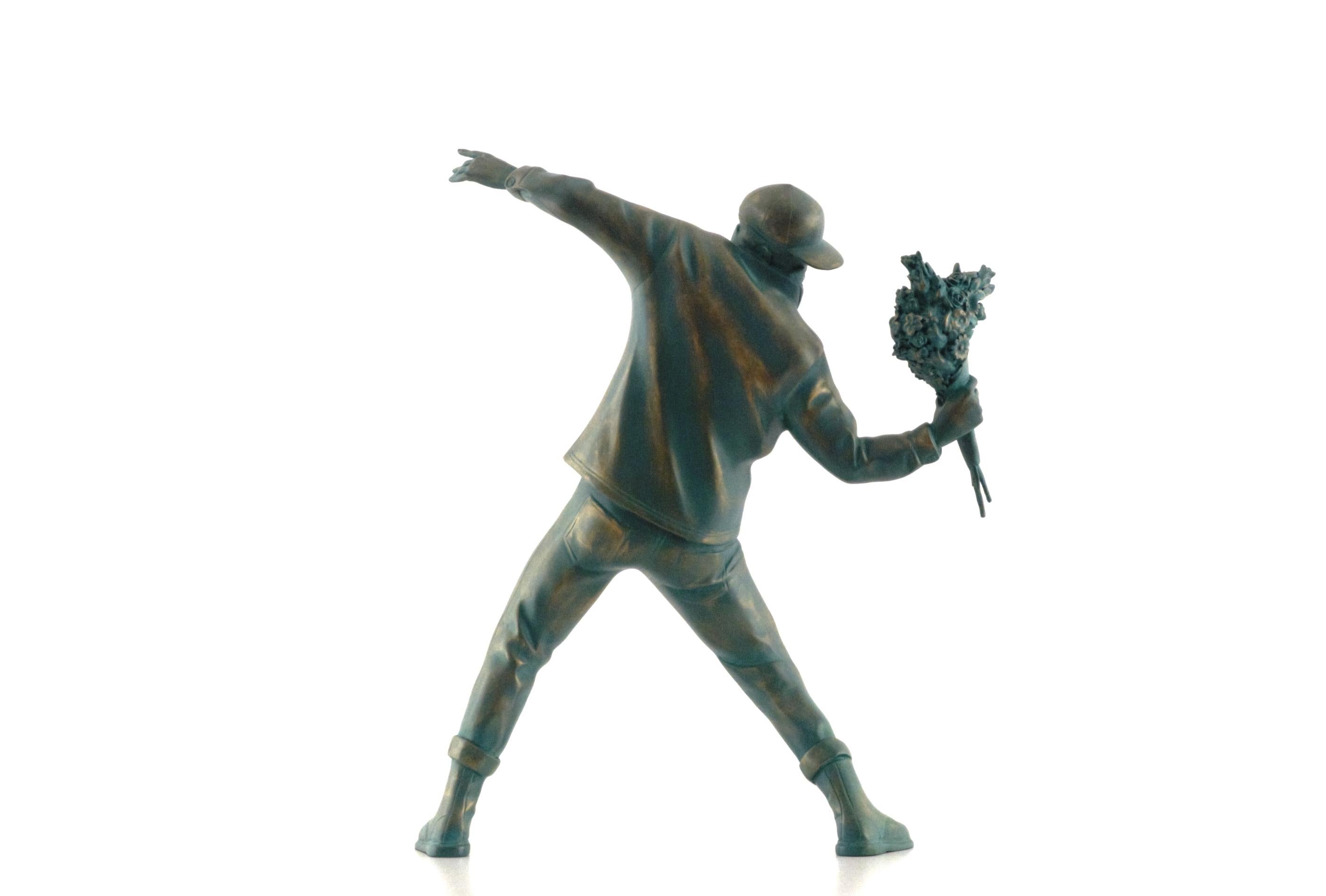 Flower Bomber Bronze (Banksy x Brandalised) For Sale 2