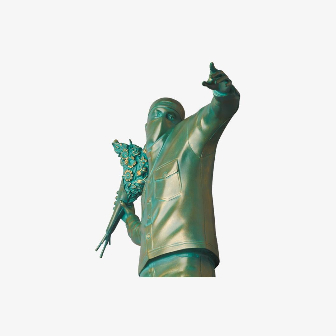Flower Bomber Bronze (Banksy x Brandalised) For Sale 4