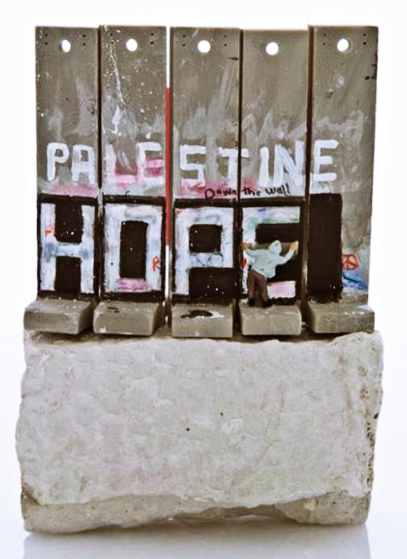 Palestine HOPE Wall - Mixed Media Art by Banksy