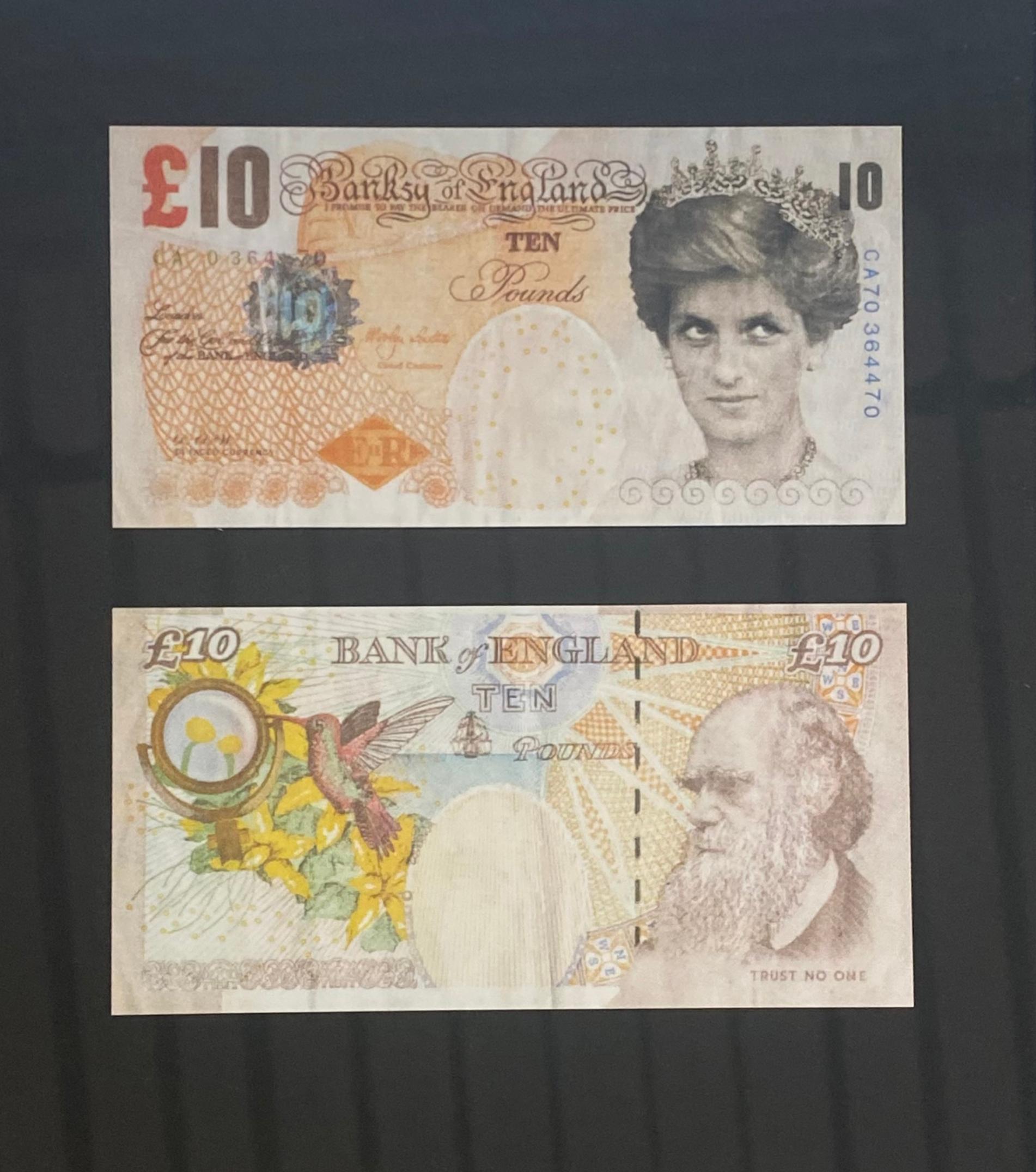 Paper Banksy, Banksy '1974', After Set of Two Lady Di-Faced Tenner