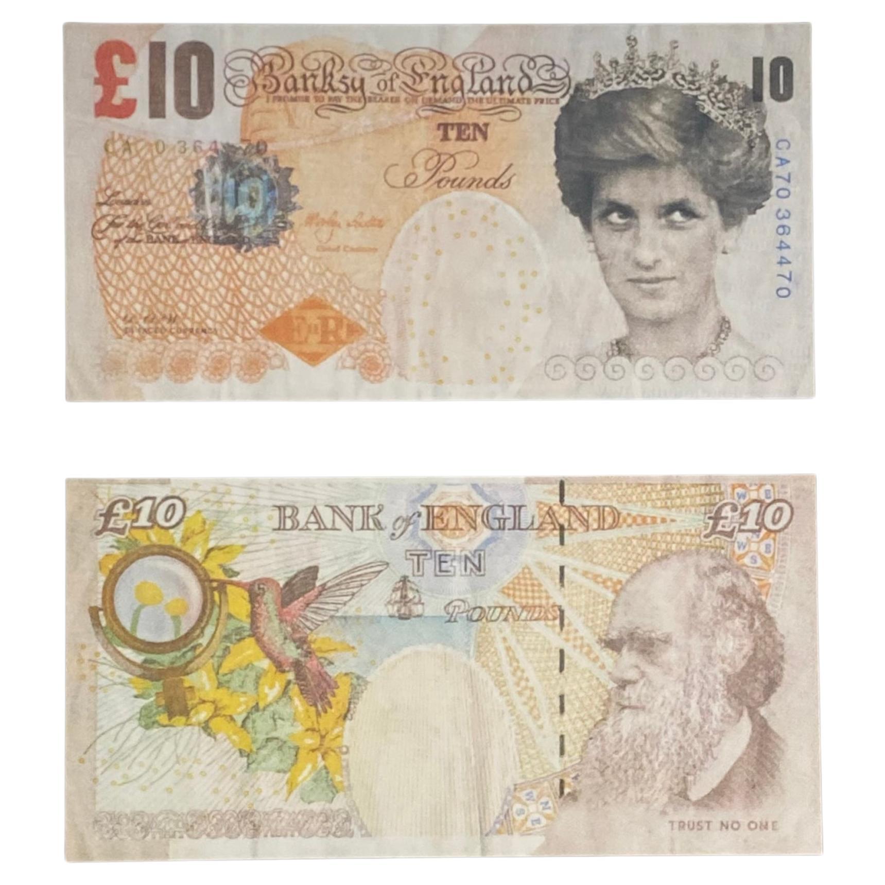 Banksy, Banksy '1974', After Set of Two Lady Di-Faced Tenner