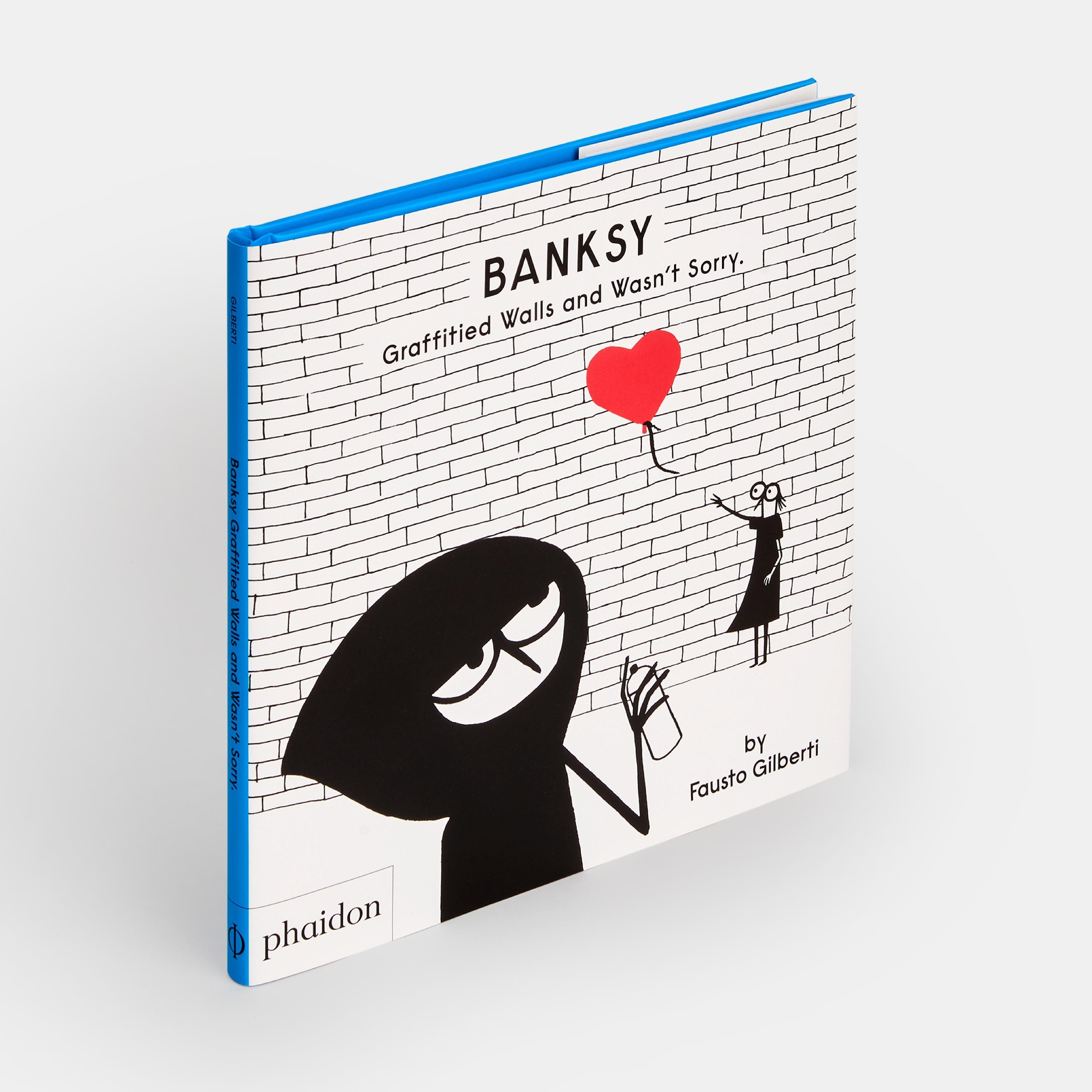 A clever, quirky biography of a leading contemporary artist, for children

Banksy is a world-famous graffiti artist who secretly spray paints pictures on streets and walls while no one is watching! His works are often about politics, war, and other