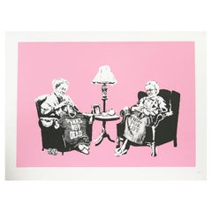 Banksy Grannies 2006 Edición Limitada Serigrafía sin firmar