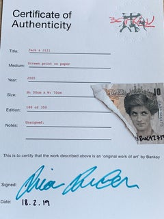 Banksy Jack and Jill, 2005 Unsigned