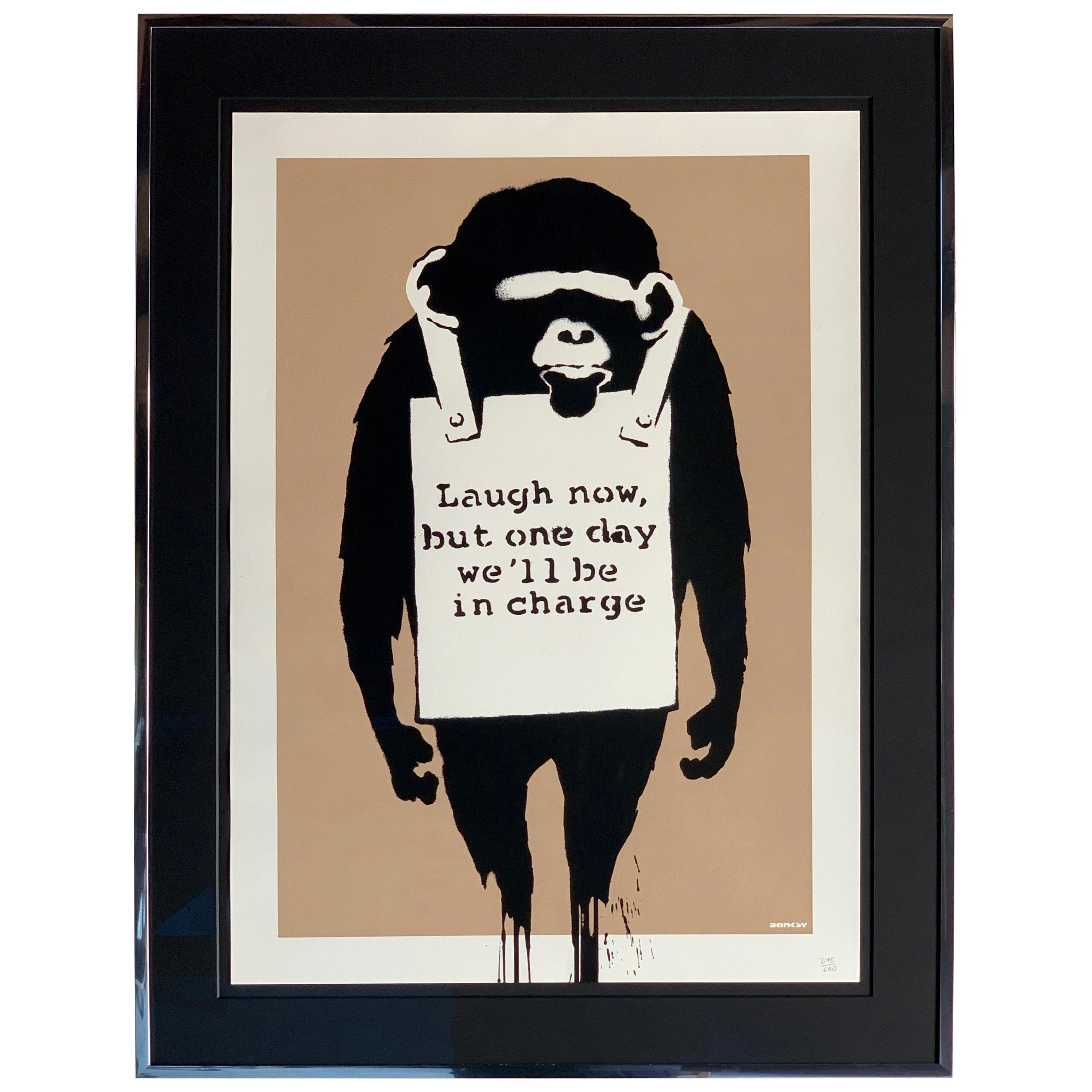 Banksy Laugh Now 2003 Unsigned