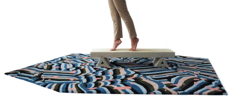 Banner Rug by Cody Hoyt + kinder MODERN in 100% New Zealand Wool For ...